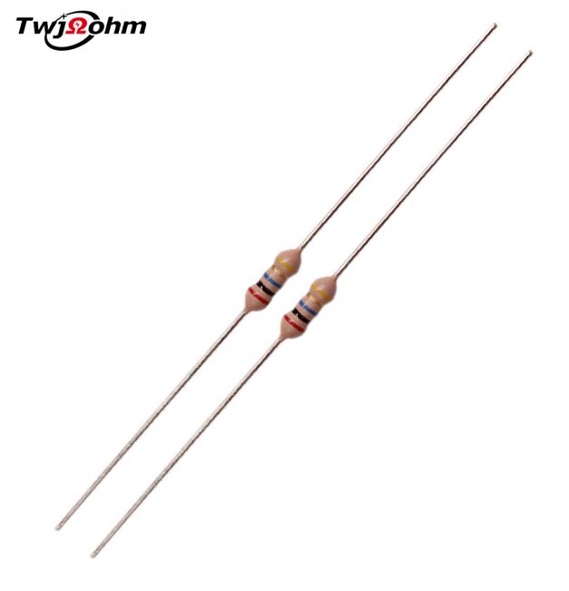 RI40-0.25W glass glaze high voltage resistor