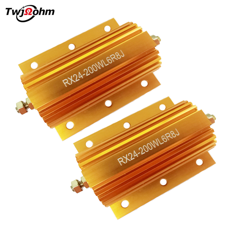 RXG24 gold aluminum shell molded resistance